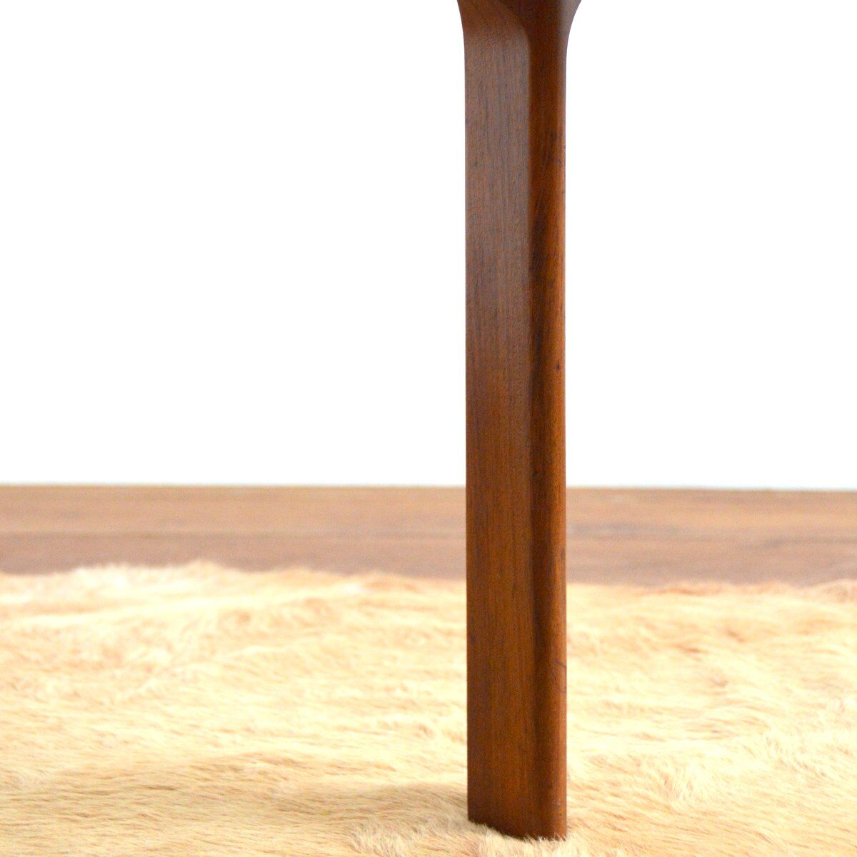 Scandinavian teak and glass coffee table 1970s