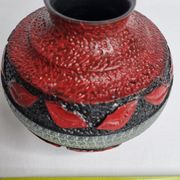 Vase boule "baisers" décoratif en bouleau signé, 12,5 cm