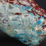 Clichy, Legras, glass vase with tufted decoration