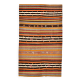 6x11 Multicolor Wool Kilim Rug, 190x322Cm