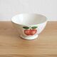 Old earthenware bowl iron earth Moulin des Loups apple decoration