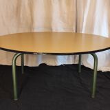 Yellow formica coffee table 1970