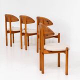 Ensemble de 4 chaises en pin par Vamdrup Stolefabrik