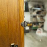 1950s Parisian wardrobe with mirror, 135 x 19 cm