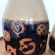 Artisanal sandstone form bottles