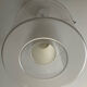 Suspension vintage en opaline et plexiglas