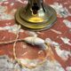 Bronze foot lamp