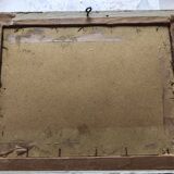 Watercolor on paper: rue des bernardins paris signed rouxel 1944, frame, quai tournelle seine 75