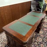 Classic English Desk with Green Inlay