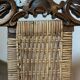 Victorian folding chair 19th century gothic caning Art & Craft