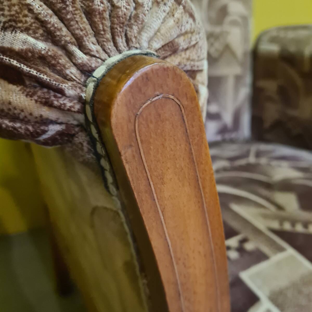 French Art Deco Lounge Armchair Circa 1920.