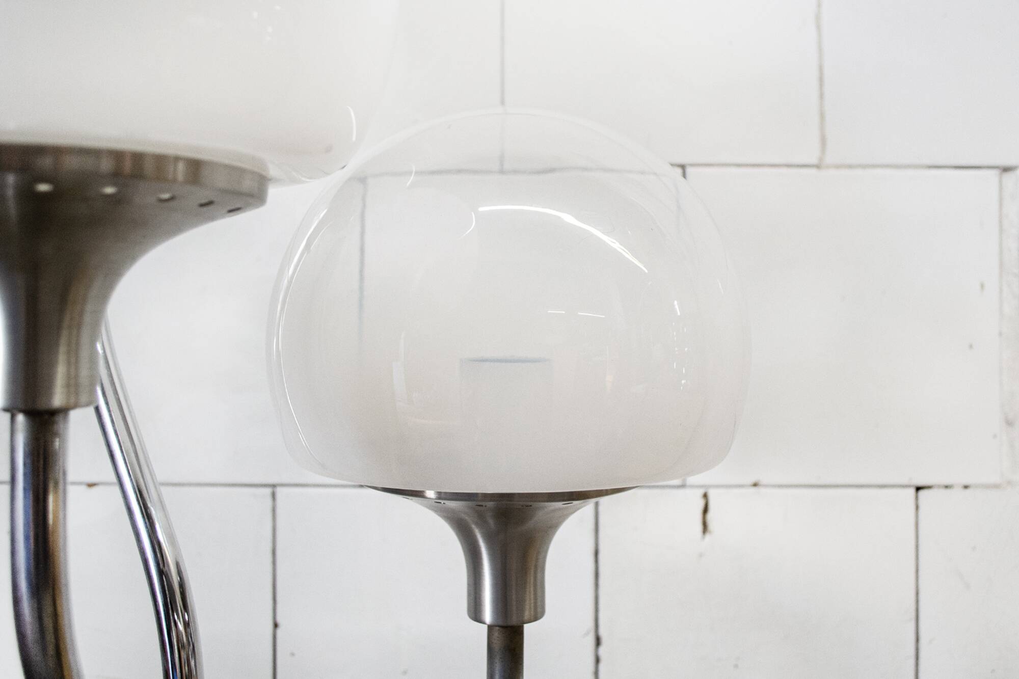 Lampadaire à trois lumières Italie 1970