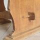 Monastery dining table, farmhouse, solid oak, antique vintage.