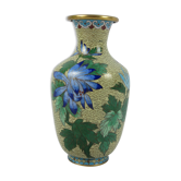 Vase en émail cloisonné