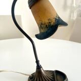 Adjustable table lamp in glass paste, 1960s