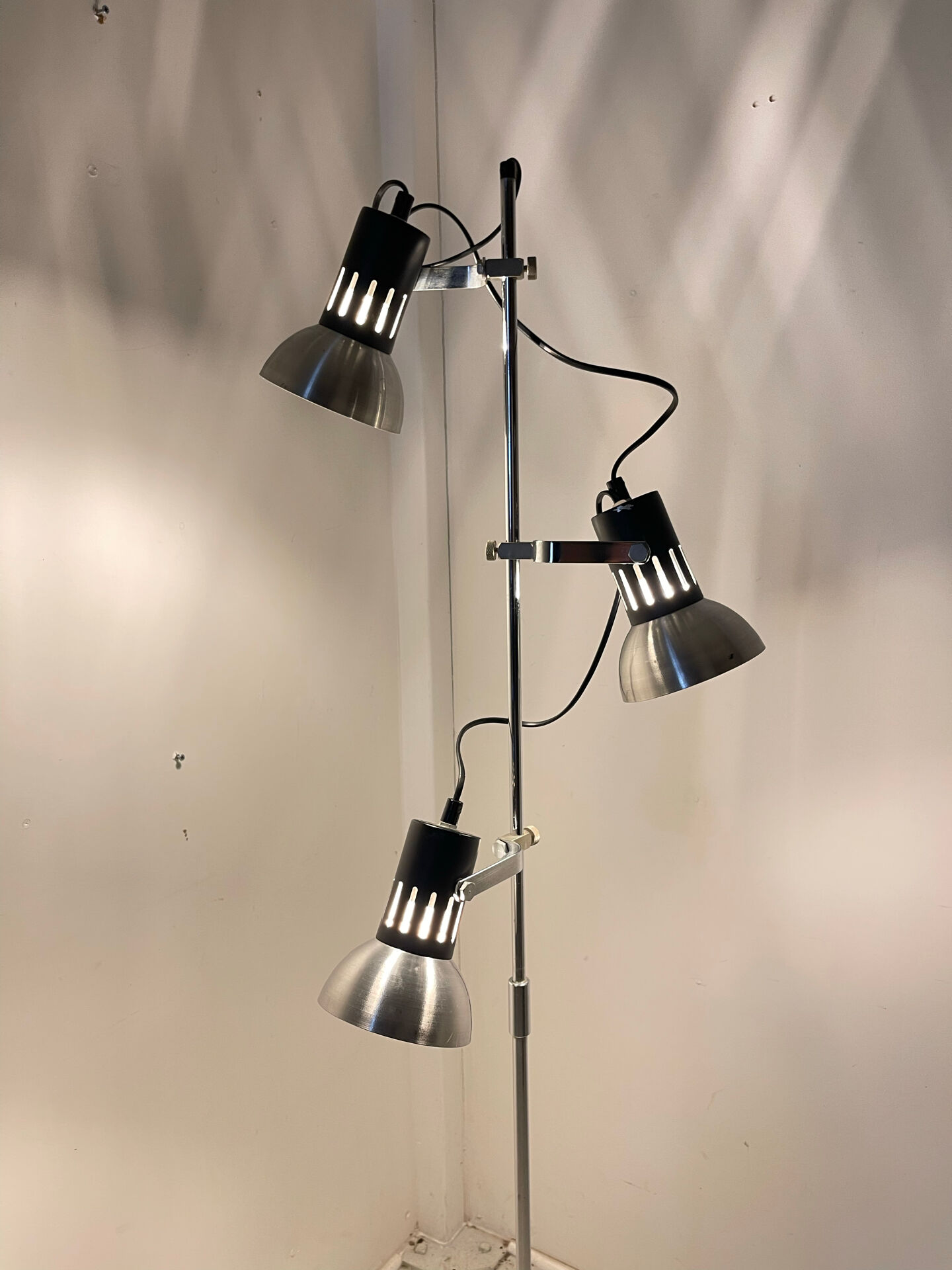 Lampadaire 3 spots années 80