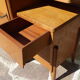 Asymmetrical oak dresser buffet