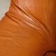 Rino Maturi Depositato Lounge Chairs in cognac leather for Mimo Padova