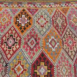 Large Kilim Rug, Vintage Rug, Home Decor rug, Turkish Kilim