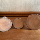 Stoneware candle holders