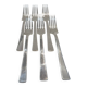 6 fourchettes de table métal argenté orfèvre Christofle concorde 20,7cm
