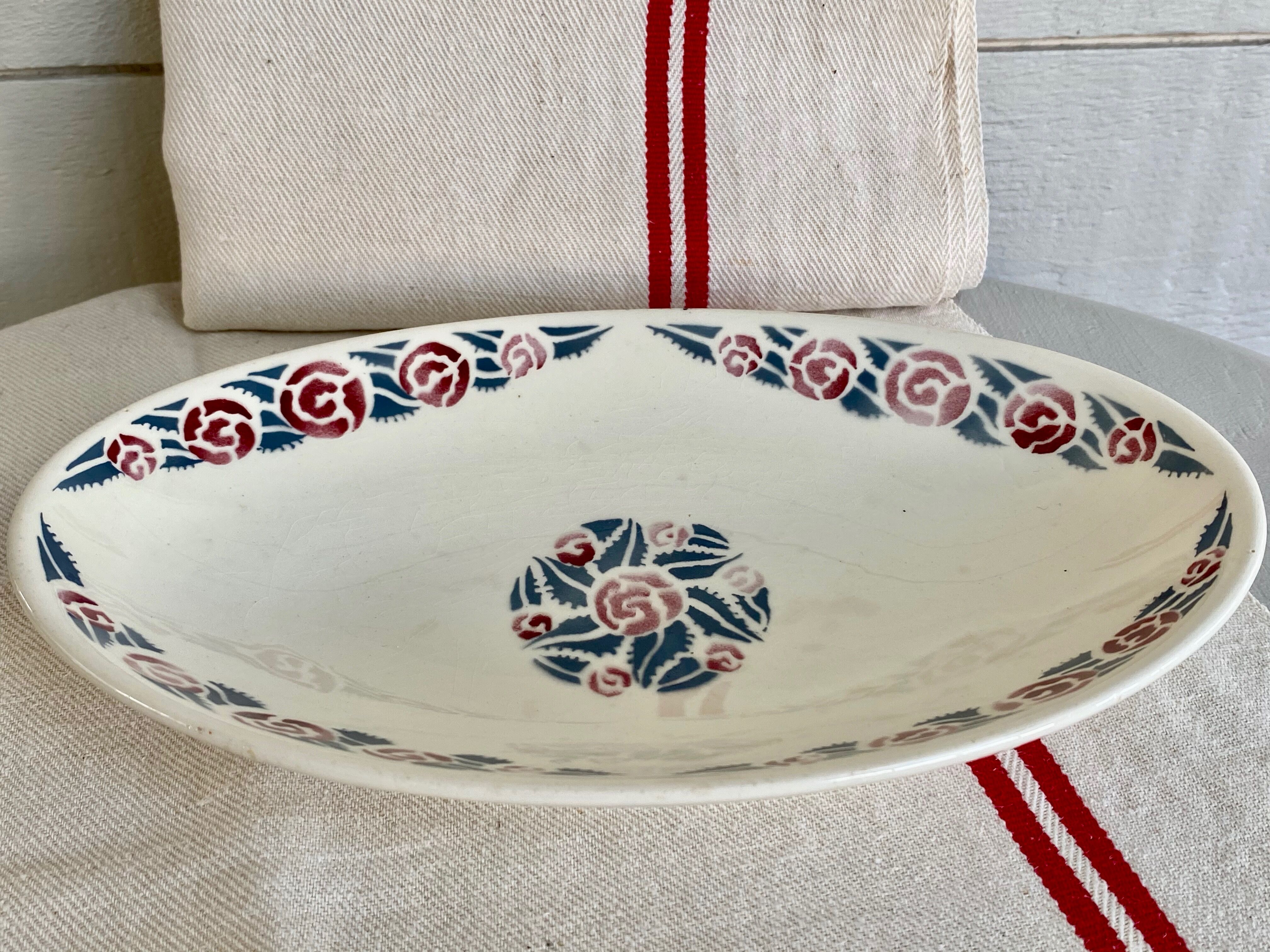 Duo of old badonviller dishes