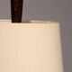 Vintage teak floor lamp with fabric shade from Parker Knoll, 1960s