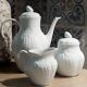 Chastagner Limoges Porcelain Coffee Service