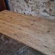 Farm table in solid oak, beech, and pine, early 20th century.