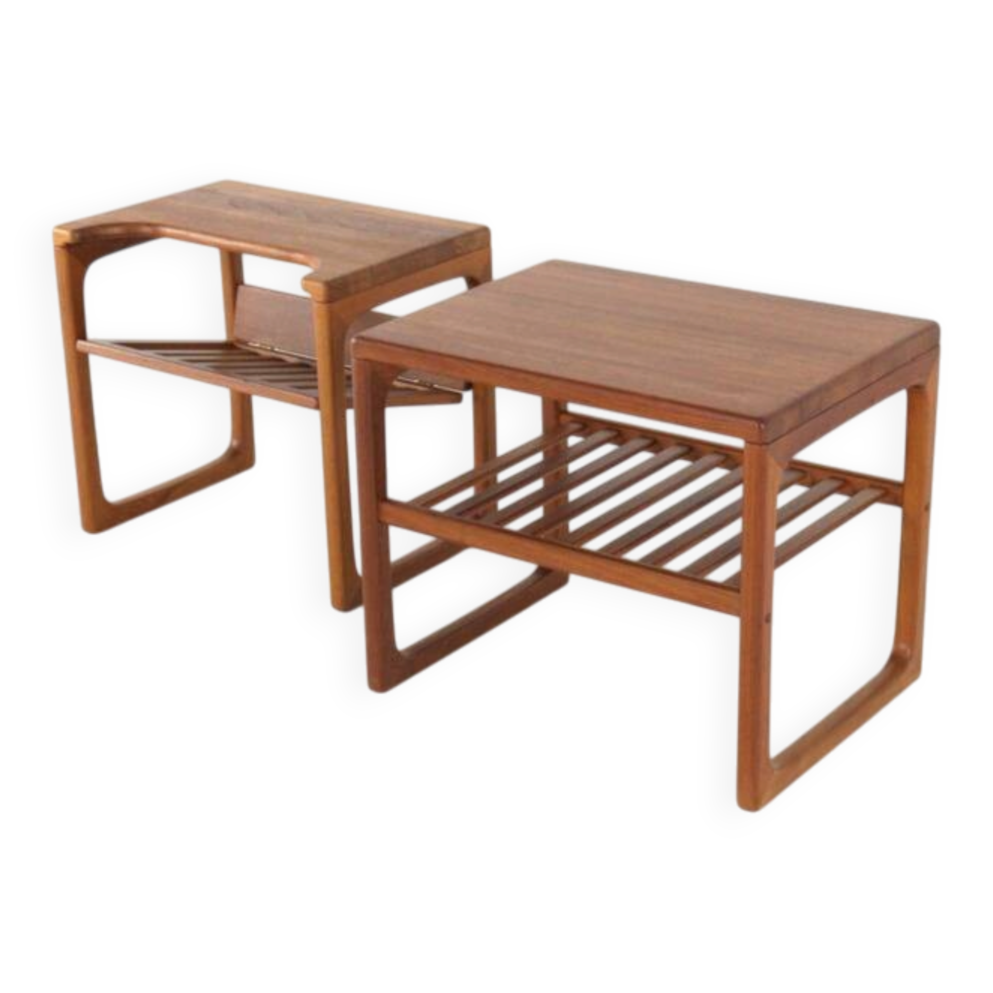 Set of 2 side tables / nightstands 'Hylke' - danish design - teak