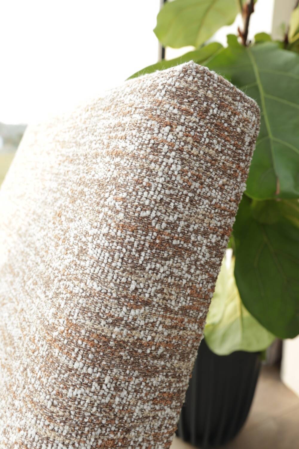 Scandinavian coffee brown armchair by H.Lis