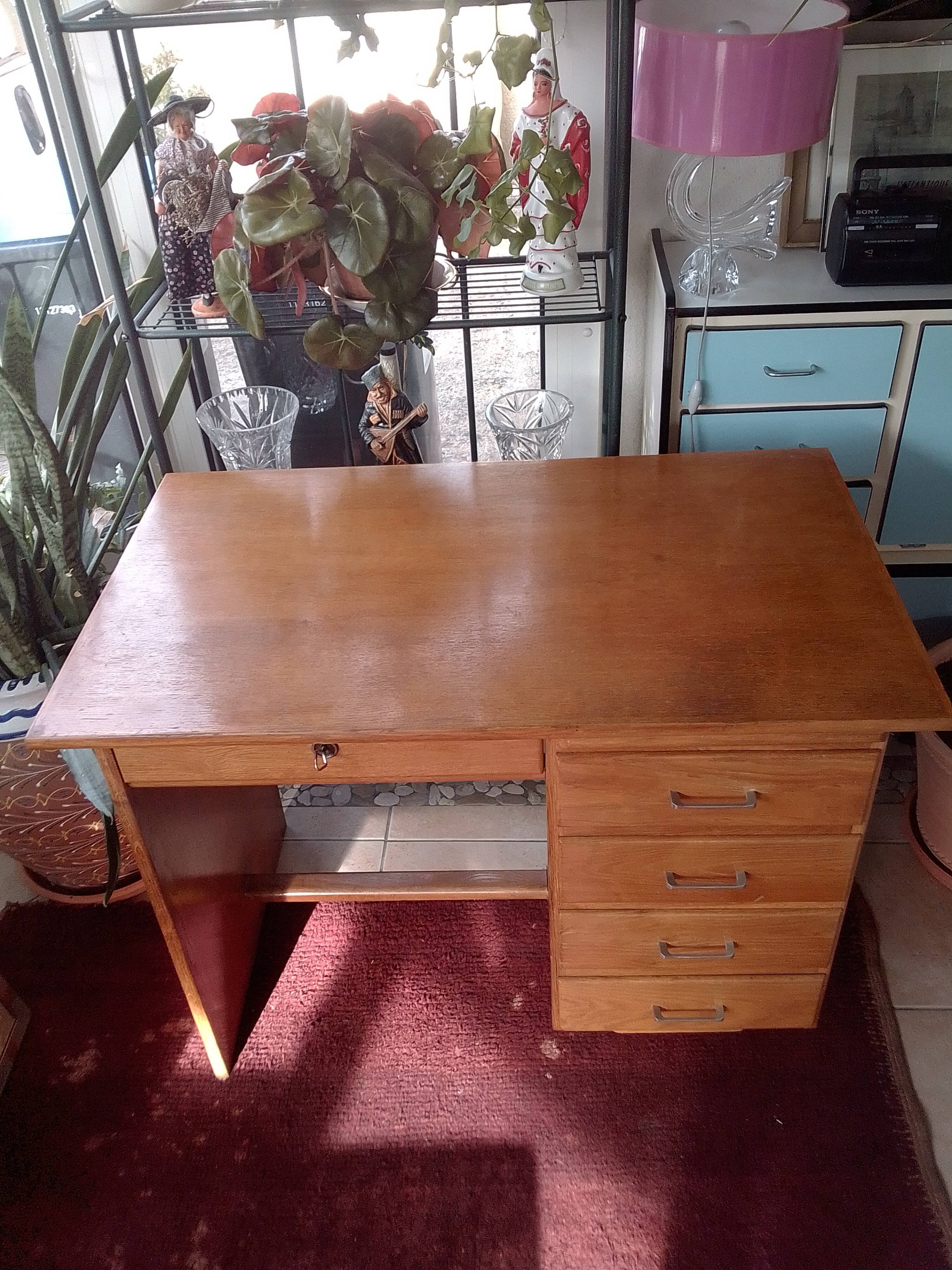 1960s wooden desk