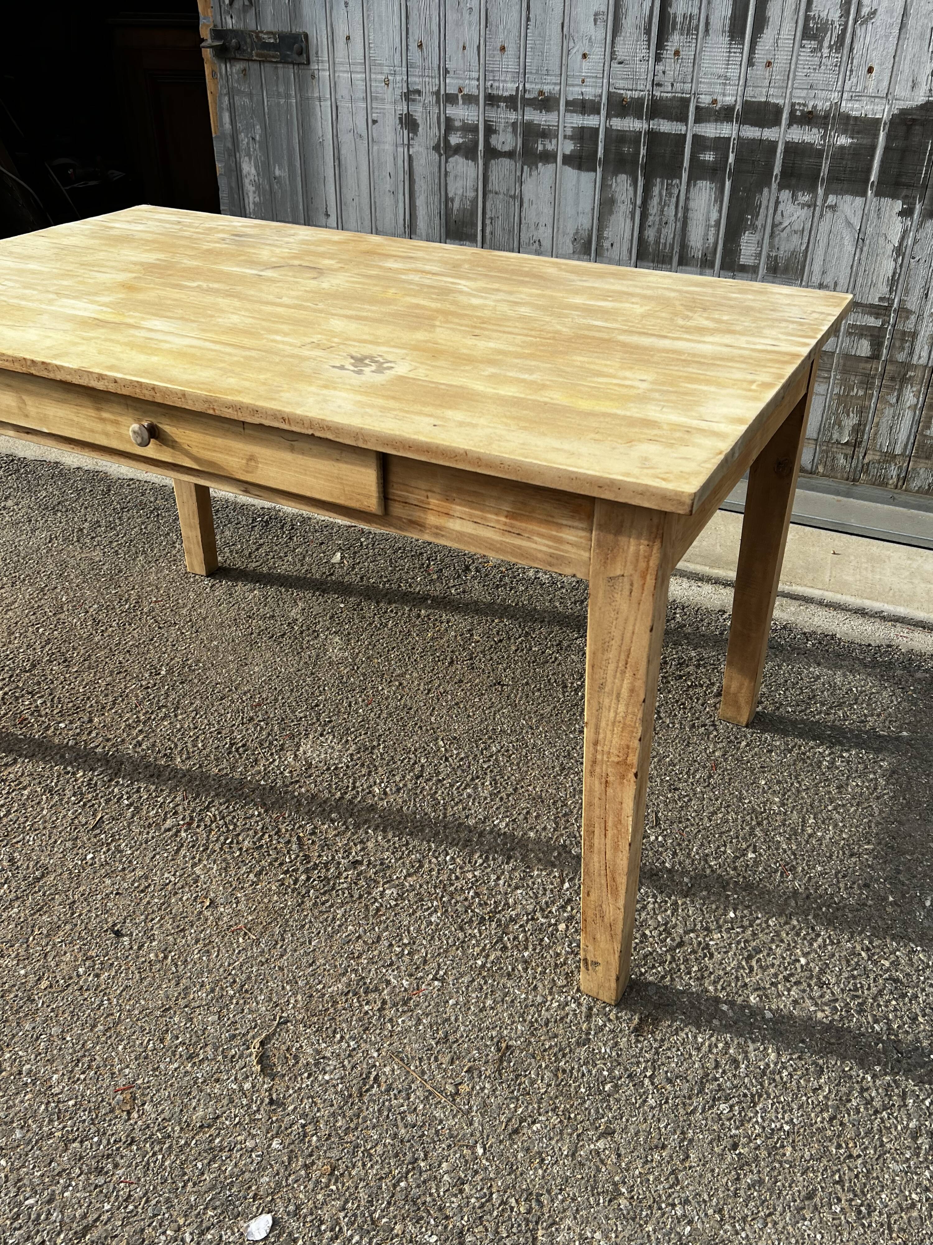 Antique kitchen table