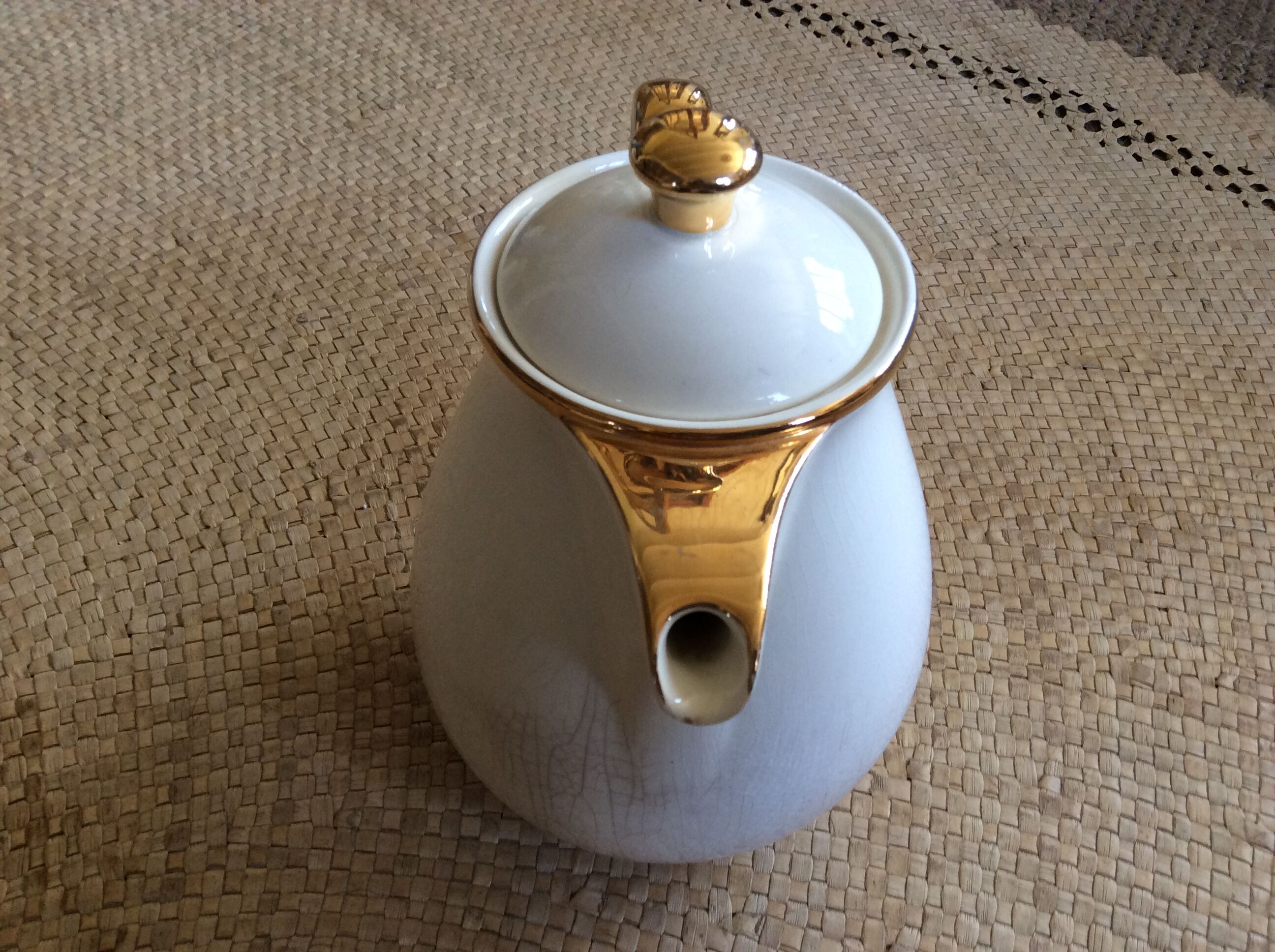 Porcelain teapot