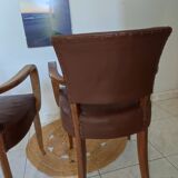 Pair of bridge armchairs