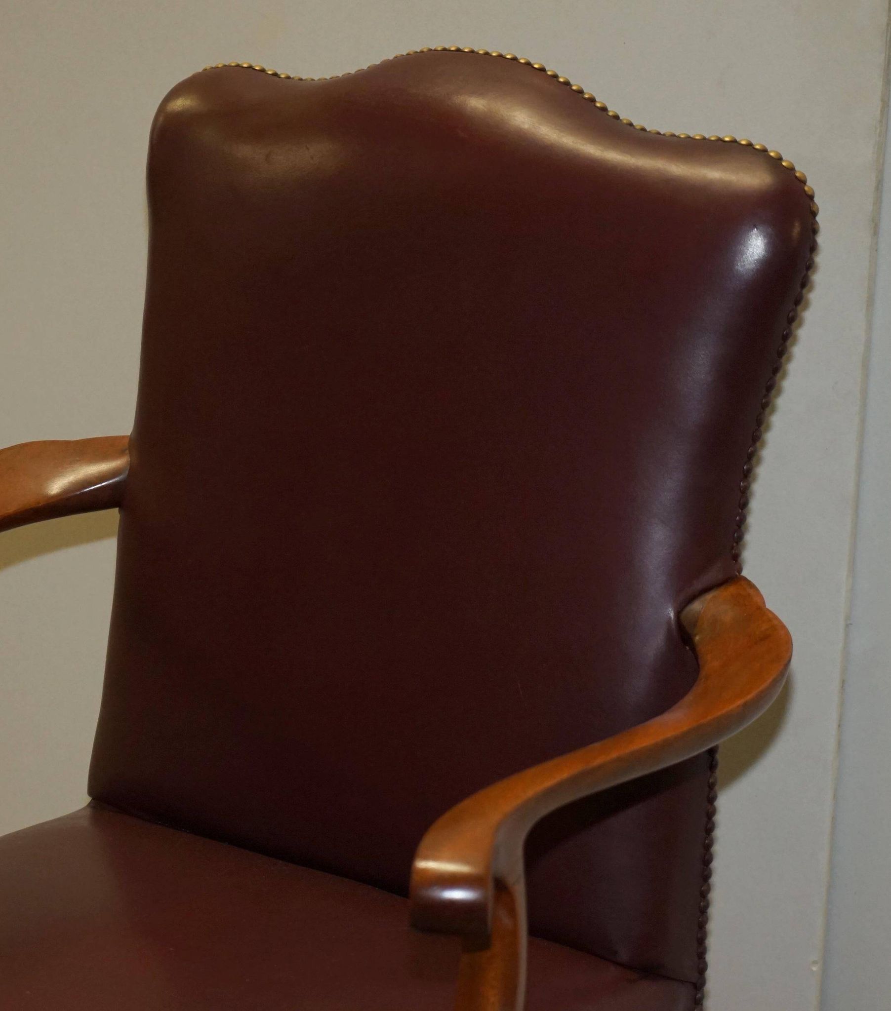 Carver office chair in Spencer House leather