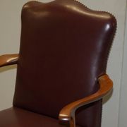 Carver office chair in Spencer House leather