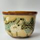 Old glazed ceramic cache pot