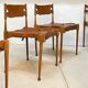Montreal leather dining chairs by Frei Otto, Germany 1967, Set of 4