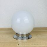 Art deco opaline globe wall light