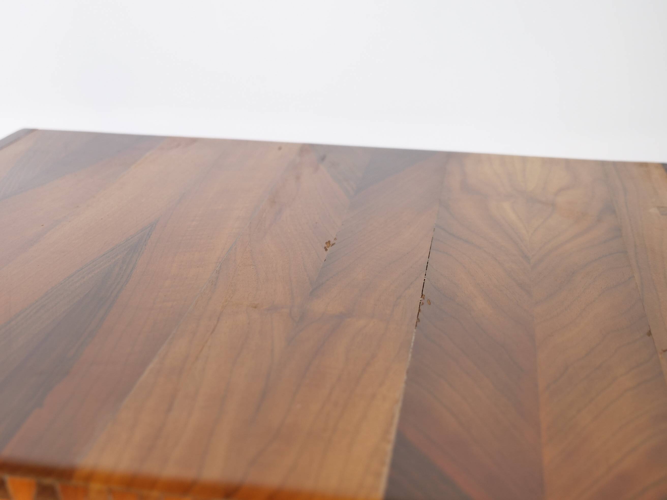 Mid-Century Solid Cherry Document LP Vinyl Cabinet, Unique Piece, 1960s