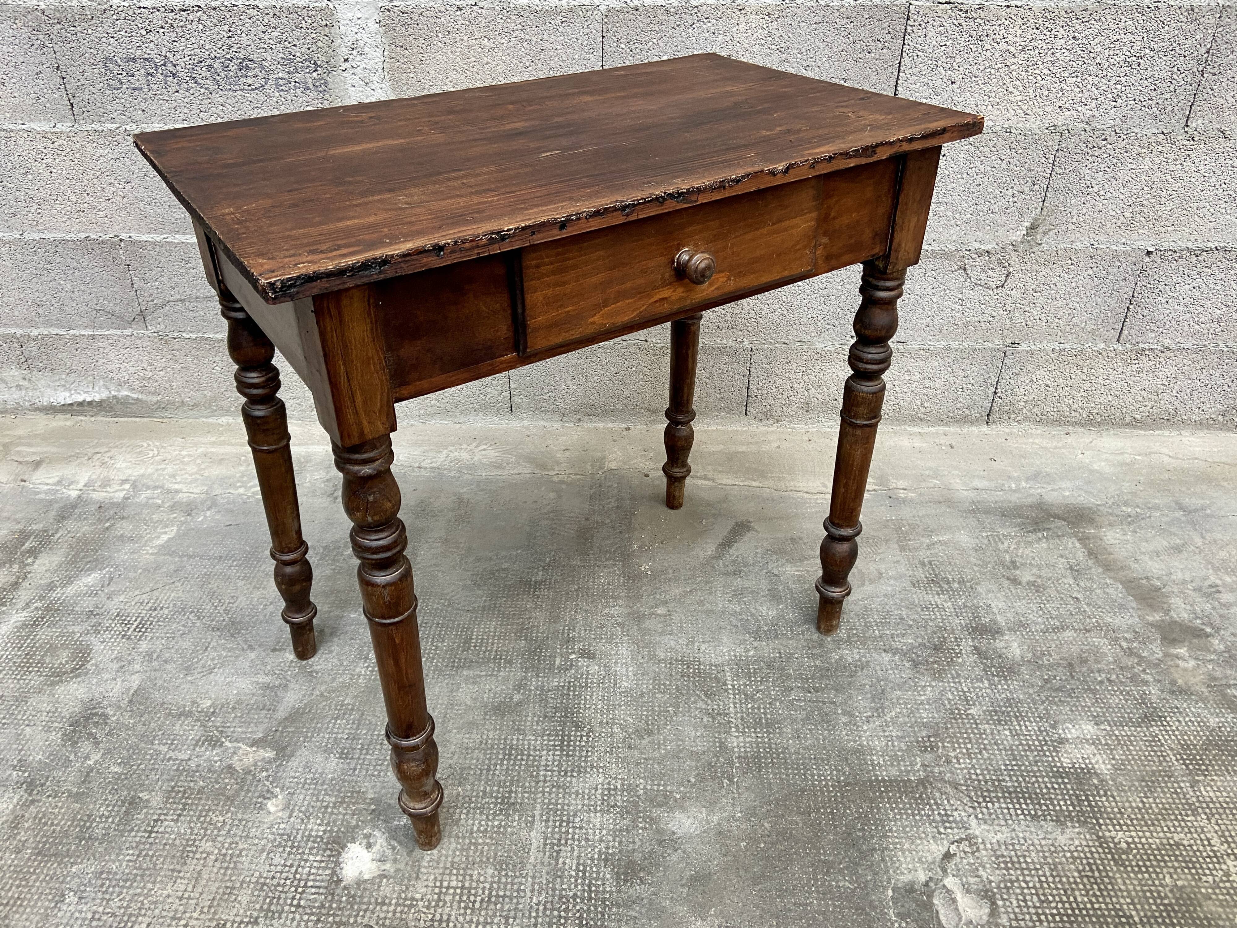 Small farmhouse table in fir 1930