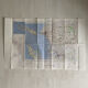 Map La Rochelle - Ile de ré - Ile d'Oléron vintage 1971