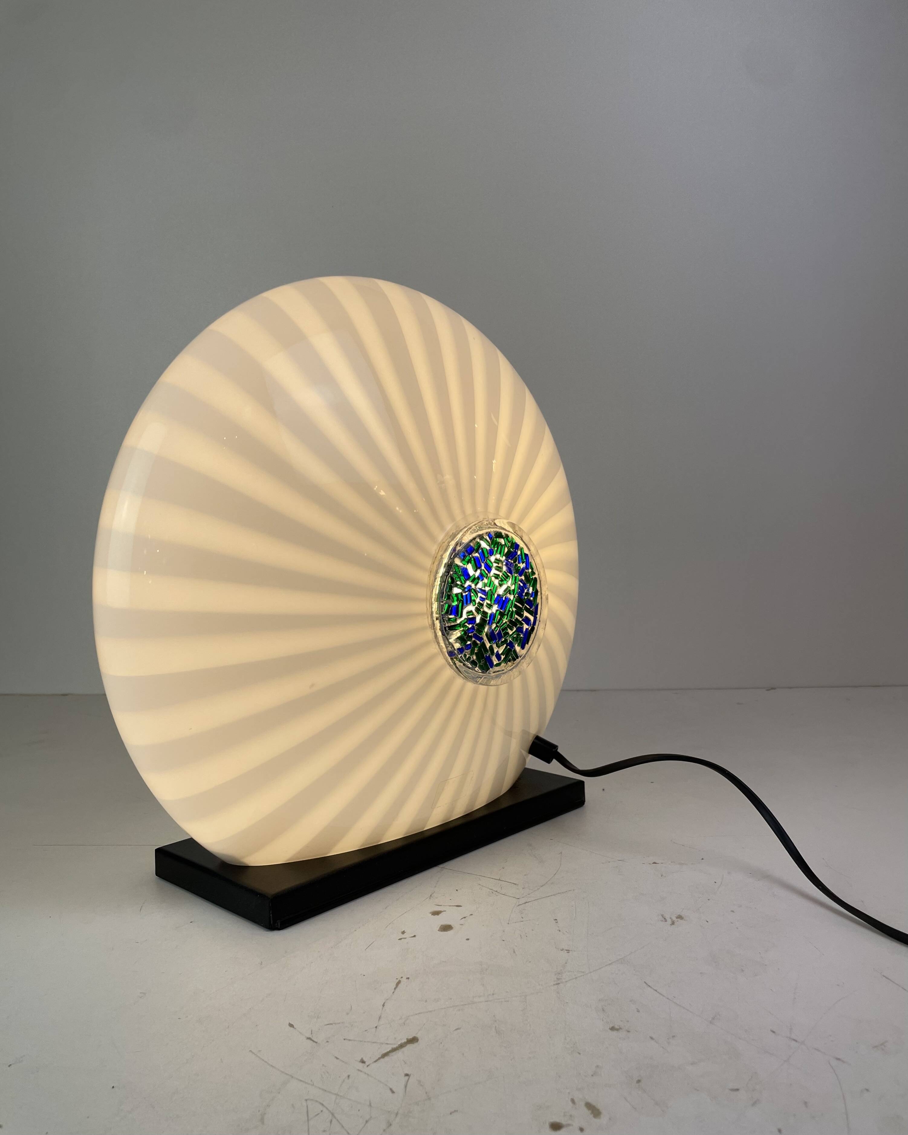 Murano Glass Table Lamp, Italy, 1980s