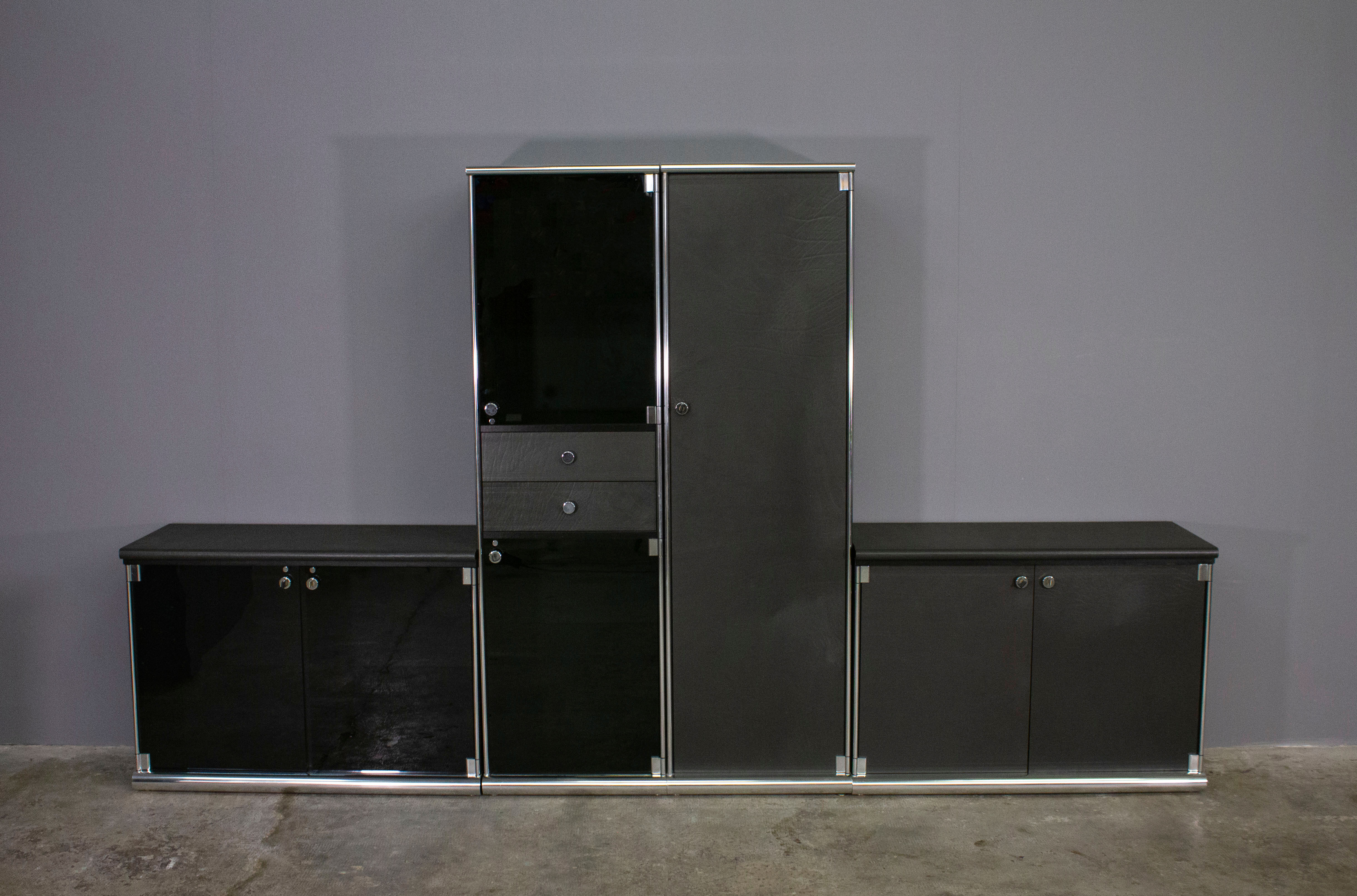 Modular office modules, 1970s, 5 rooms