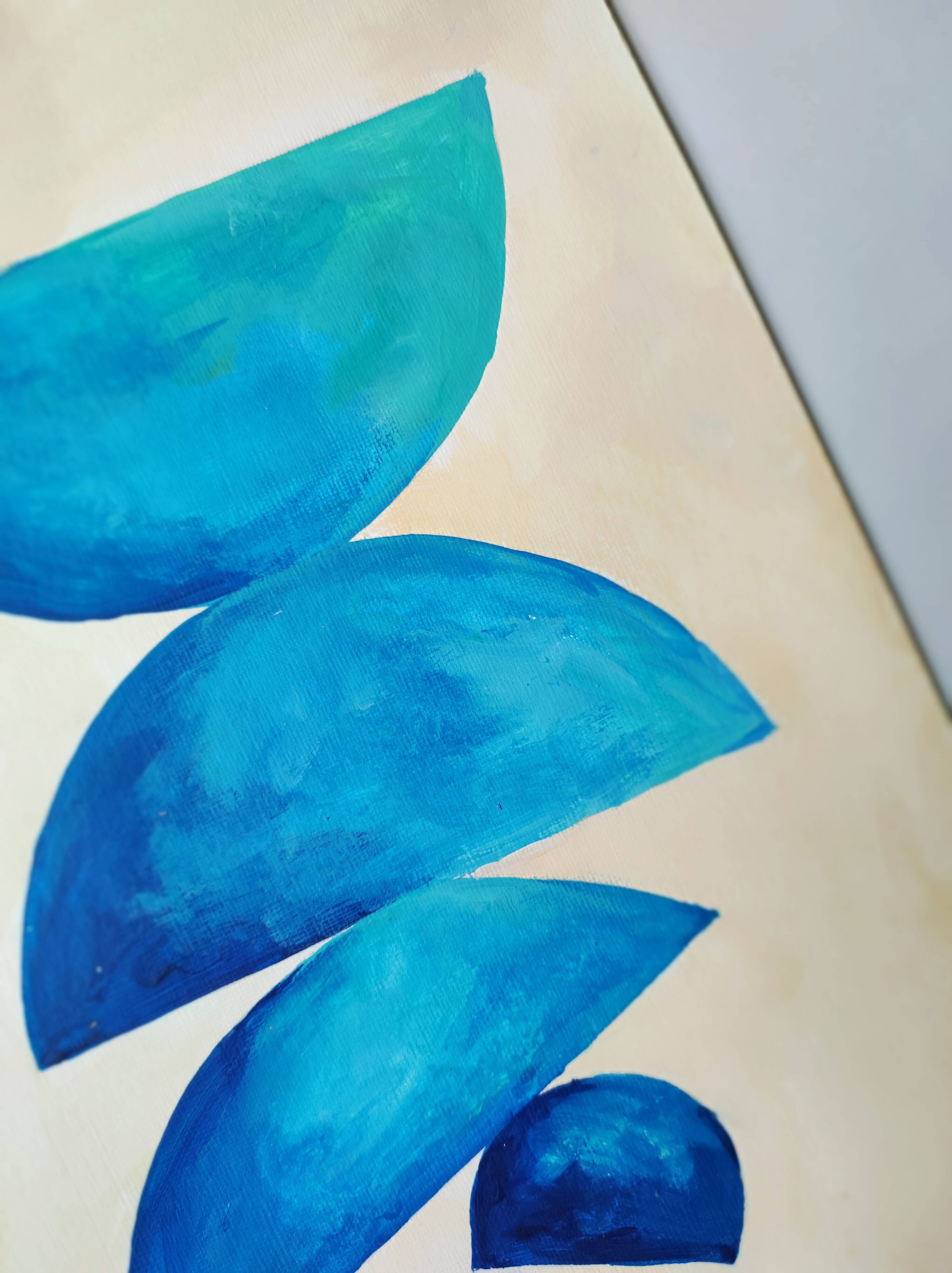 Minimalist geometric painting