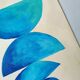 Minimalist geometric painting