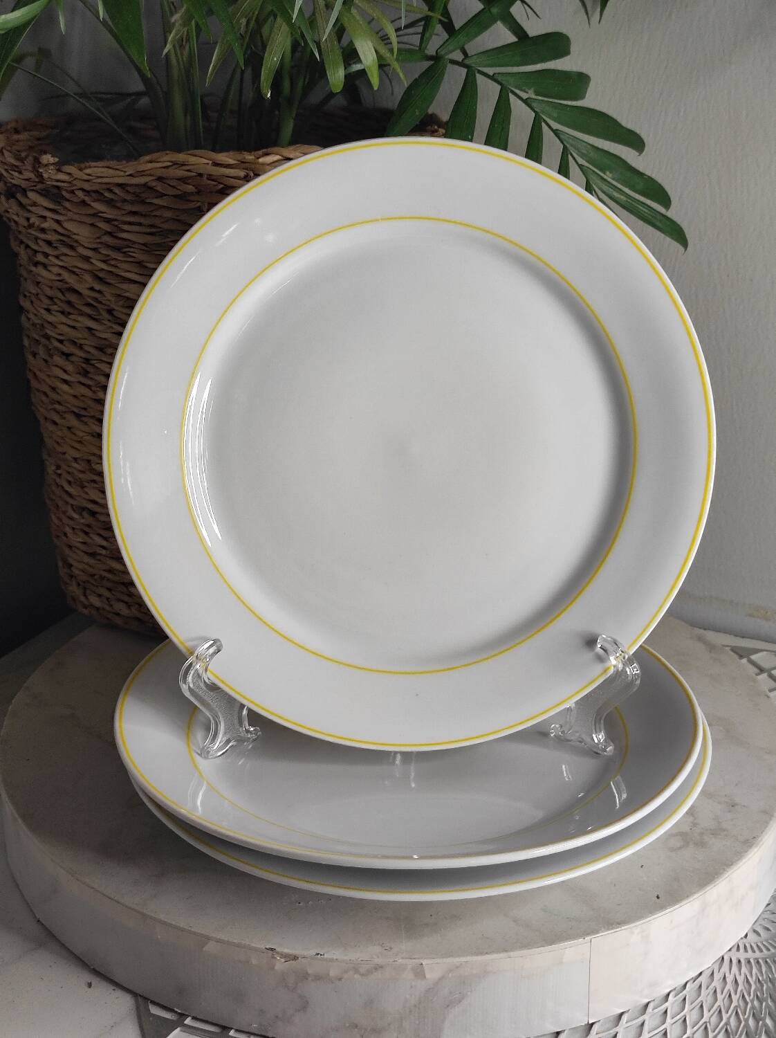 Porcelain dessert plates