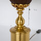 PAIR OF GILDED METAL LAMPS  70'