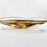 Vintage Amber Murano Style Glass Pocket Cup